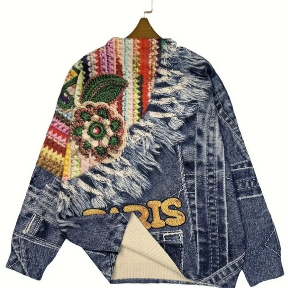 High Quality Sweaters - Crew Neck Pullovers Knit Sweater (Size: 0XL-1XL) (Color: Multicolor)